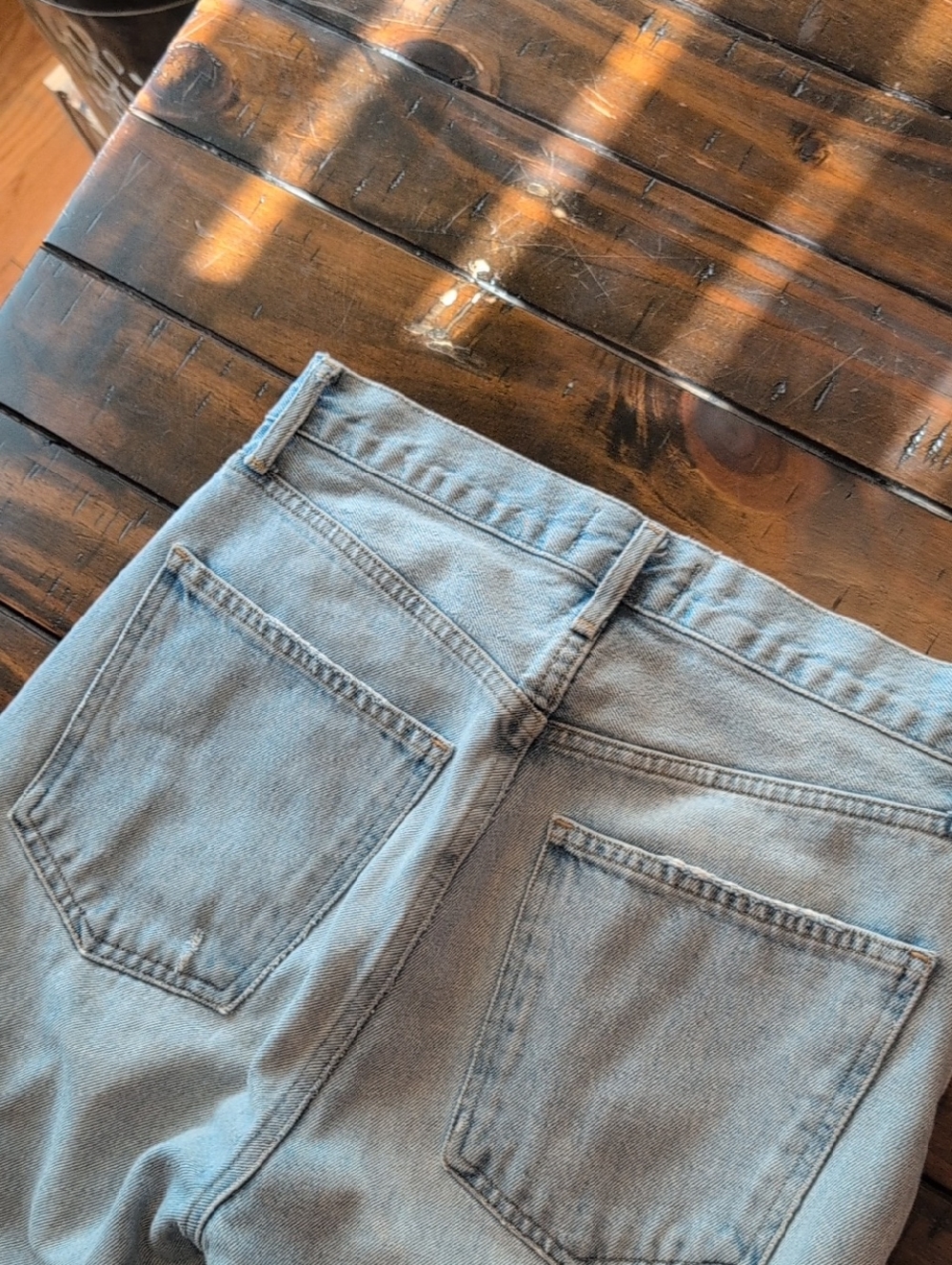 Agolde 90's Pinch Waist Distressed Straight Leg Jeans - Picture 10 of 12